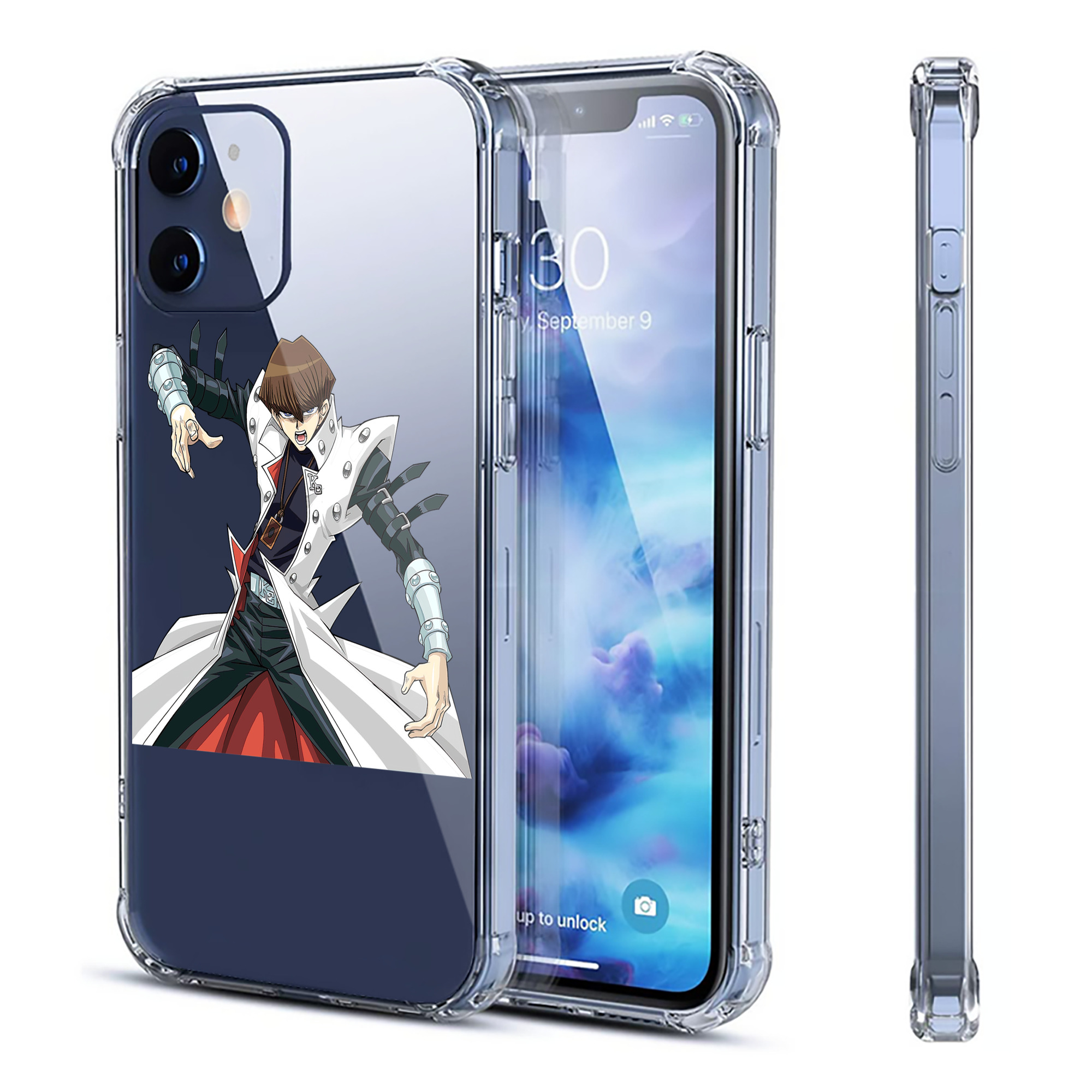 （画像用） 遊☆戯☆王 Yu-Gi-Oh! 【iPhone 12シリーズ対応】透明スマホケース（クリアソフトケース）